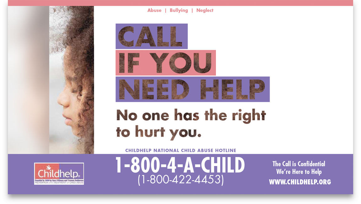 Childhelp Hotline Flyer